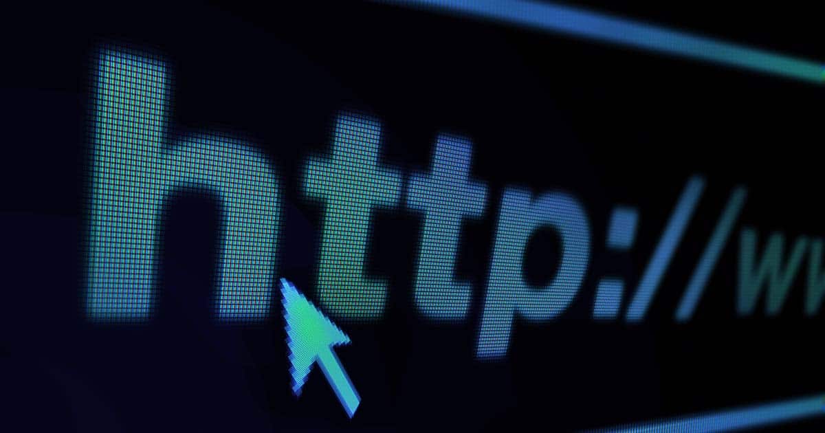 Find everything online. Closeup of a search bar on a computer screen