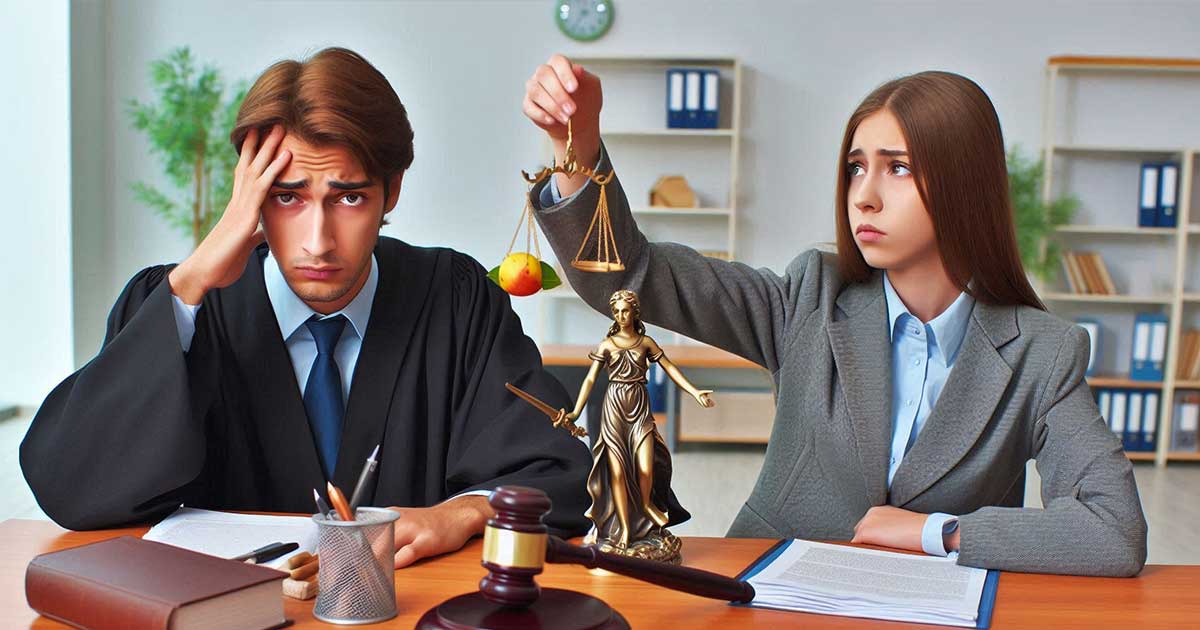 a sister suing her brother over inheritance in a court